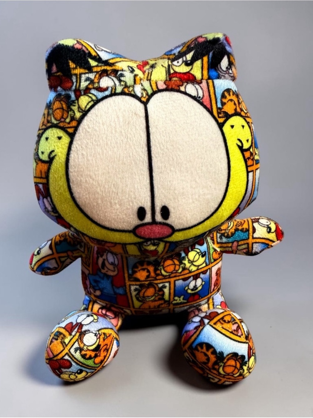 Garfield Comic Print Plush Stuffed Animal Toy Factory Nickelodeon 2022 Tags